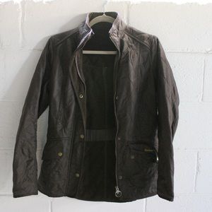Size 6 Brown Barbour Quilted Jacket